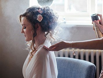 My no ‘poo bridal hair